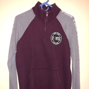 PINK quarter zip jacket